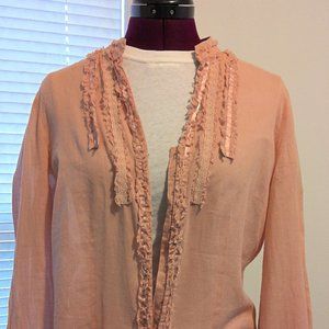 Nine West Jeans Pink button up shirt